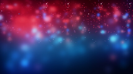Obraz premium bokeh background with red and blue color particle, blur light color background and wallpaper, modern and trendy background