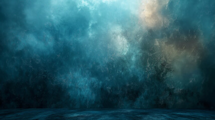 Fototapeta premium Teal and blue abstract background