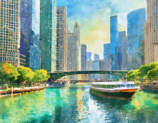 Fototapeta premium city cityscape