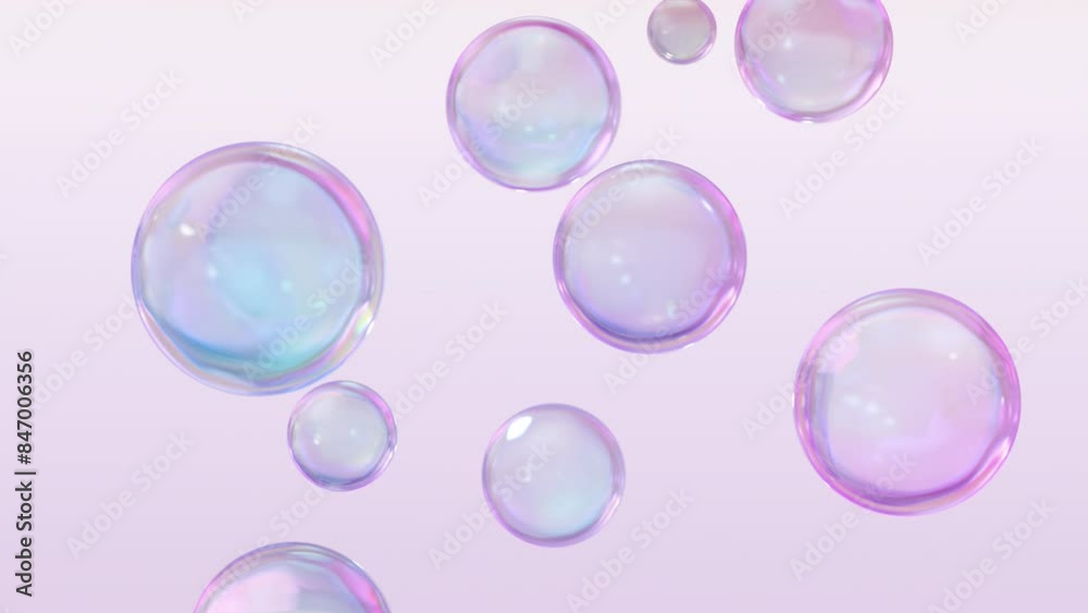 Poster metaball animation transforming liquid blobs. 3d abstract colorful metaballs in the background. in 4