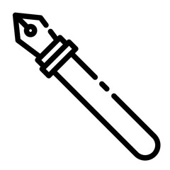 fountain pen cutline icon