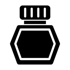  ink bottle glyph icon