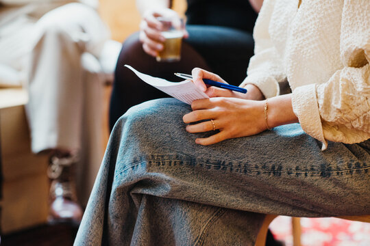 Casual team meeting at work