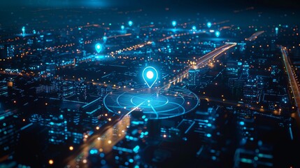 Digital map  ai in gps, innovative delivery services, and future transport logistics