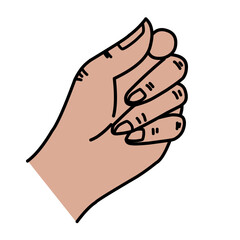 Hand Vector Illustration 