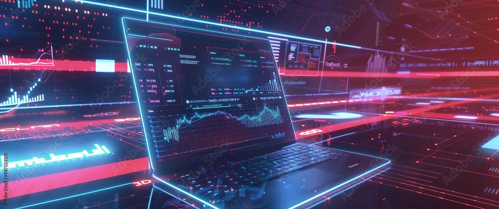 Poster advanced cybersecurity: digital blocking and data analysis in modern technologies