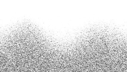 Abstract noisy texture. Sand gradient transparent vector background.