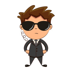 Bodyguard hands on hips