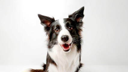 Fototapeta premium Border Collie im Studio 