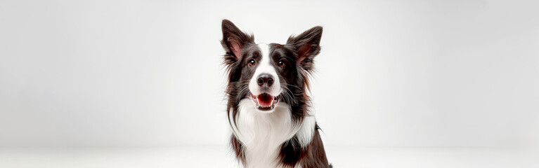 Fototapeta premium Border Collie im Studio 
