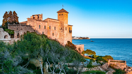 Tamarit, Catalunya, Spain: Castle of Tamarit at sunset