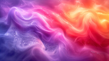 Obraz premium Pink and purple color gradient with dark wavy shiny glittery background