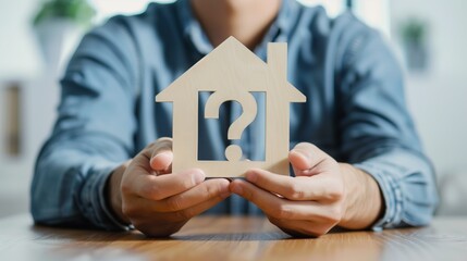 House property purchase uncertainty, questioning whether to rent or buy. Investment decision and doubt, weighing the pros and cons of homeownership versus renting in todays market.
