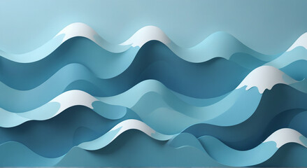 abstract blue wave background