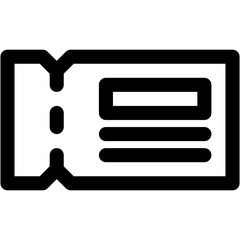 Ticket svector design icon logo .svg
