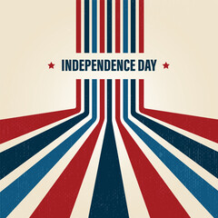 Happy 4th of July Independence Day. Background vector.