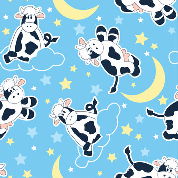 patron animales vacas 