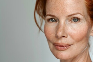 Youthful Woman with Glowing Complexion Highlighting Skin Rejuvenation after Biorevitalization Treatment