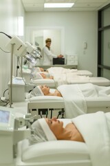 Obraz premium Professional Esthetics Clinic Interior with Modern Equipment for Microdermabrasion Treatments