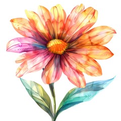 Obraz premium flowers watercolor decoration