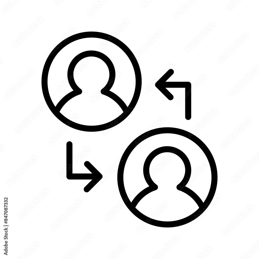 Poster User Interaction Icon Ideal for UX and Web Design Illustrations