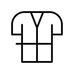 Bathrobe Icon Ideal for Home Comfort and Spa Themes