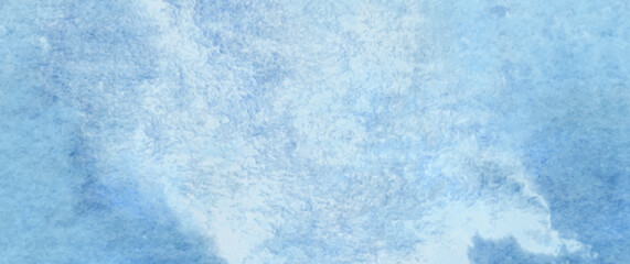 Blue winter texture art vector background for cover design, poster, cover, banner, flyer, cards. Ice. Cold. Frozen water. Hand-drawn brush strokes. Christmas abstract illustration for background.