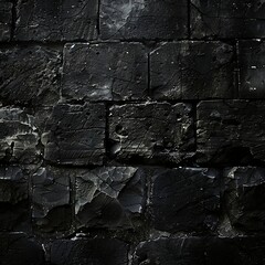 Fototapeta premium A black surface with cracks