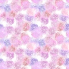 Seamless abstract textured striped pattern. Blue, pink, purple, white texture. Digital brush strokes background. Illustration. Design for textile fabrics, wrapping paper, background, wallpaper, cover.