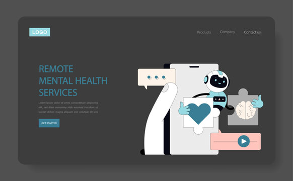 Mental Health Awareness. Flat Vector Illustration