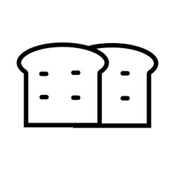 Bread Slices Icon Perfect for Bakery and Food Themes