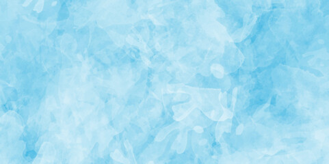 Obraz premium Abstract sky blue fantasy watercolor background texture .splash acrylic vector design .banner for wallpaper .watercolor wash aqua painted texture .abstract hand paint with stain backdrop .