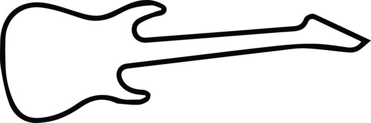 Acoustic Guitar Vector - Acoustic Guitar Silhouette