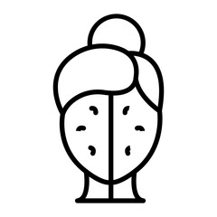 Wrinkles Vector Line Icon