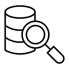 Searchability Vector Line Icon