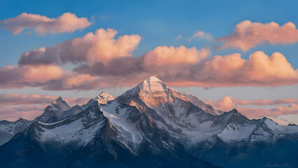 Cirrus Veil Drapes Majestic Mountain Panorama
