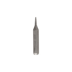 Iron bit for screwdriver and drill on Isolated on a white background close-up