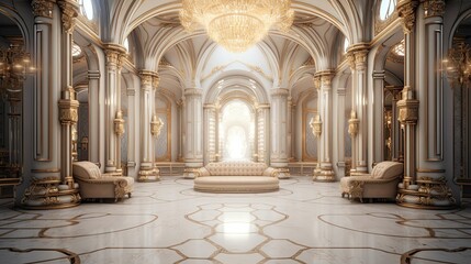 Obraz premium The church of the holy sepulchre. AI generated art illustration.