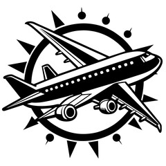 airplane vector illustration