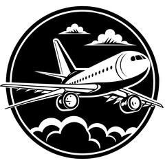 airplane vector illustration