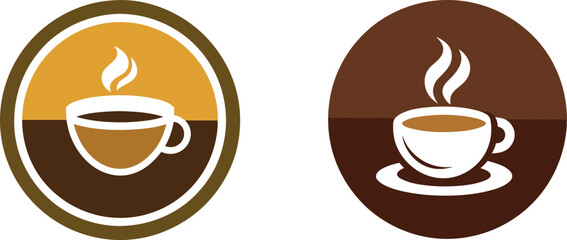       Coffee cup logo icon vector illustration.
