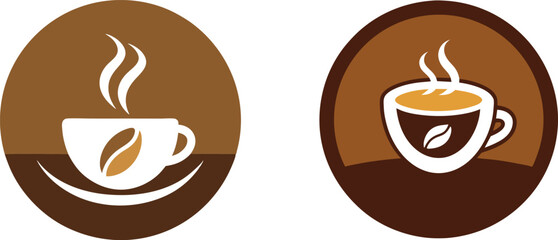       Coffee cup logo icon vector illustration.
