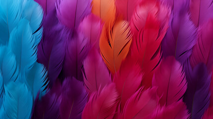 Fototapeta premium Pattern Background Abstract Image, Colorful Feathers Texture, Wallpaper, Background, Cover and Screen of Cell Phone, Smartphone, Computer, Laptop, Format 9:16 and 16:9 - PNG