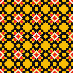 Vector ornamental seamless pattern. Background and wallpaper in classic style. Vector illustration can be used for backgrounds, motifs, textile, wallpapers, fabrics, gift wrapping, templates.