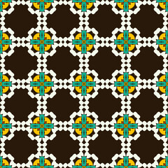 Vector ornamental seamless pattern. Background and wallpaper in classic style. Vector illustration can be used for backgrounds, motifs, textile, wallpapers, fabrics, gift wrapping, templates.