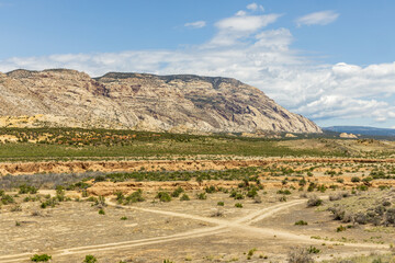 Dinosaur National Monument in Colorado and Utah in the spring