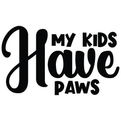 my kids howe paws illestrator design 