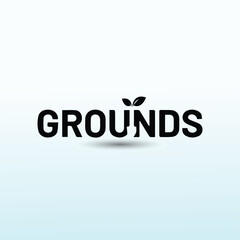Grounds repairing house building logo design
