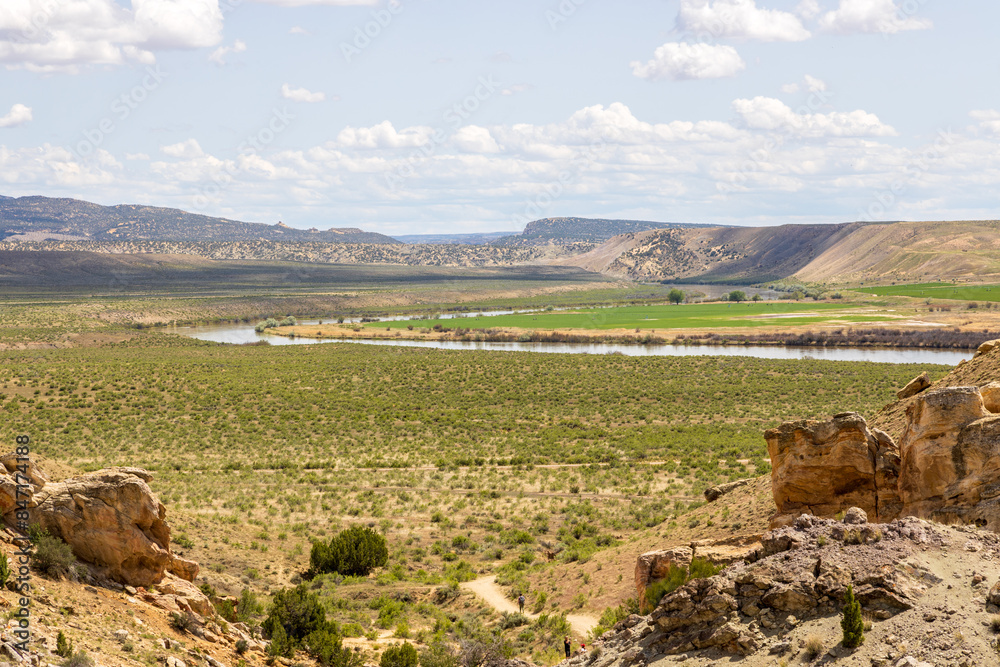 Wall mural dinosaur national monument in colorado and utah in the spring