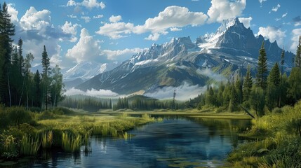 Fototapeta premium The Beautiful Wilderness Environment and Nature